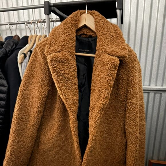 Banana Republic Jackets & Blazers - Banana Republic Brown Teddy Jacket